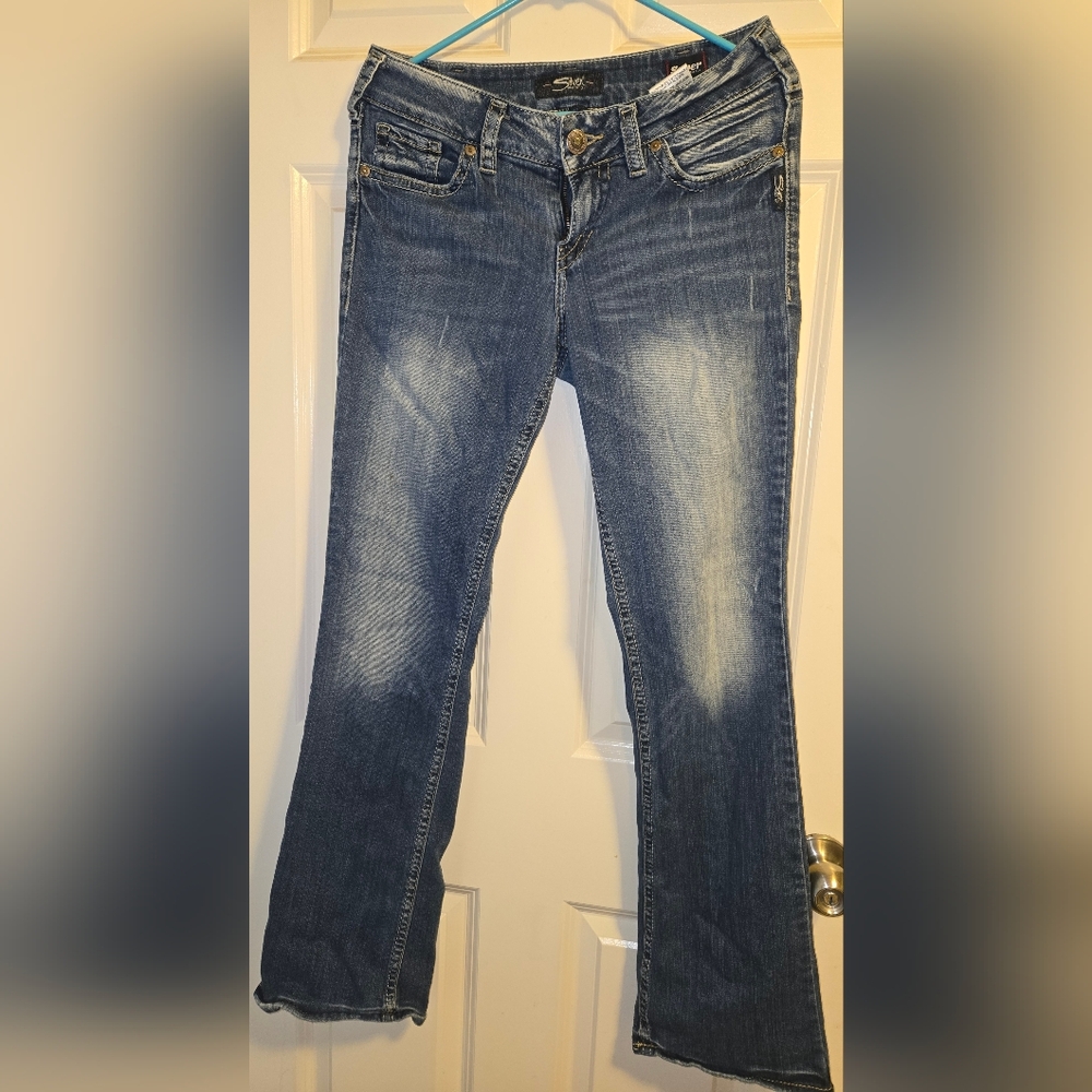Women’s Suki Silver Jeans - Bootcut